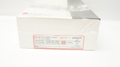 DePuy 96-2147 Rotating Platform Stabilized Tibial Insert, Size 4 25mm (x)